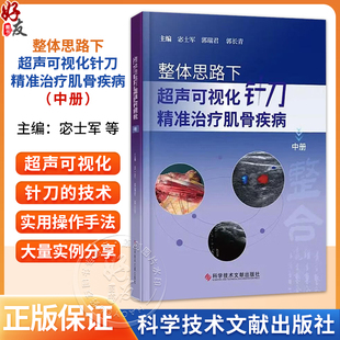 整体思路下超声可视化针刀精准治疗肌骨疾病（中册）宓士军 郭瑞君 郭长青 配有350余个超声可视化针刀操作视频科学技术文献出版社