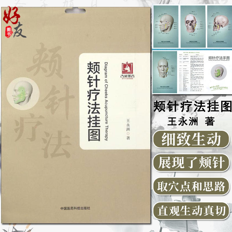 颊针疗法挂图 王永洲著 中国医药科技出版社9787506793797