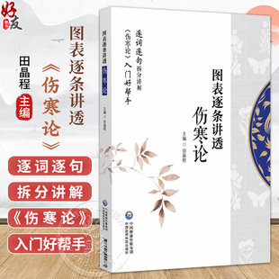 图表逐条讲透《伤寒论》 田晶程 主编 逐词逐句拆分讲解 伤寒论入门好帮手 适合中医药院校师生 中医从业者等 中国医药科技出版社