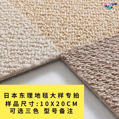 日本进口东理地毯样本切片