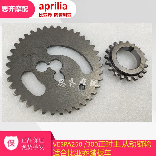 宗申比亚乔踏板车正时主从动链轮