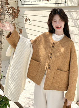 现货主推~冬季新款简约时尚双面羊毛外套大衣2B237-6119-P185K278