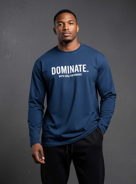 MCPW 秋季宽松上衣训练健身长袖运动T恤吸汗透气打底衫211008E