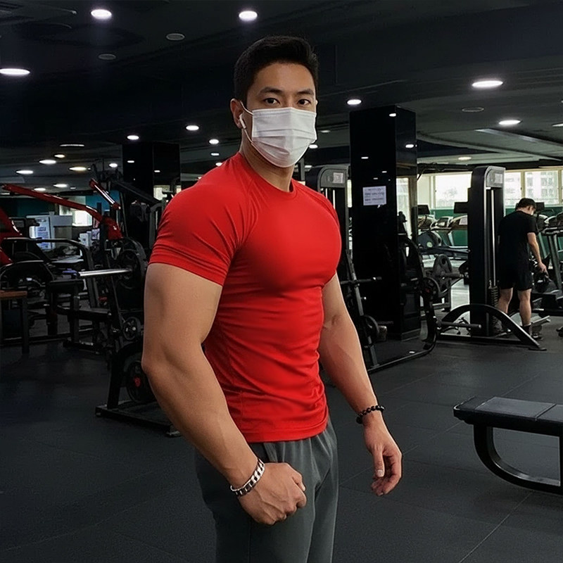 MCPW 速干健身上衣运动T恤男纯色透气紧身短袖圆领cleanfit训练服,运动服/休闲服装,健身衣,淘宝优惠券,粉丝福利购,淘宝优惠卷