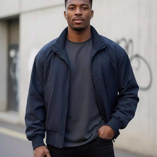 cleanfit痞帅短款 飞行员羽绒服男士 夹克外套 90%白鸭绒美式 MCPW