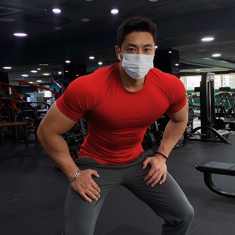 MCPW 健身T恤男高弹透气紧身衣速干短袖圆领运动肌肉器械训练服,运动服/休闲服装,健身衣,淘宝优惠券,粉丝福利购,淘宝优惠卷