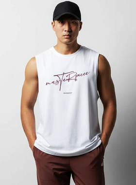 MCPW 休闲无袖背心男健身运动t恤夏季cleanfit坎肩上衣260109B