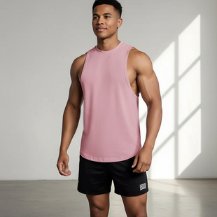 MCPW 无袖上衣透气t恤男健身背心运动薄款速干crossfit跑步训练服