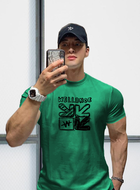 MCPW 短袖透气t恤男圆领吸汗美式潮牌ins上衣休闲运动健身250116K