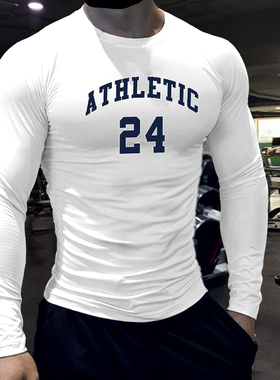 MCPW 秋冬高弹速干紧身衣健身长袖T恤男跑步运动打底衫221028A