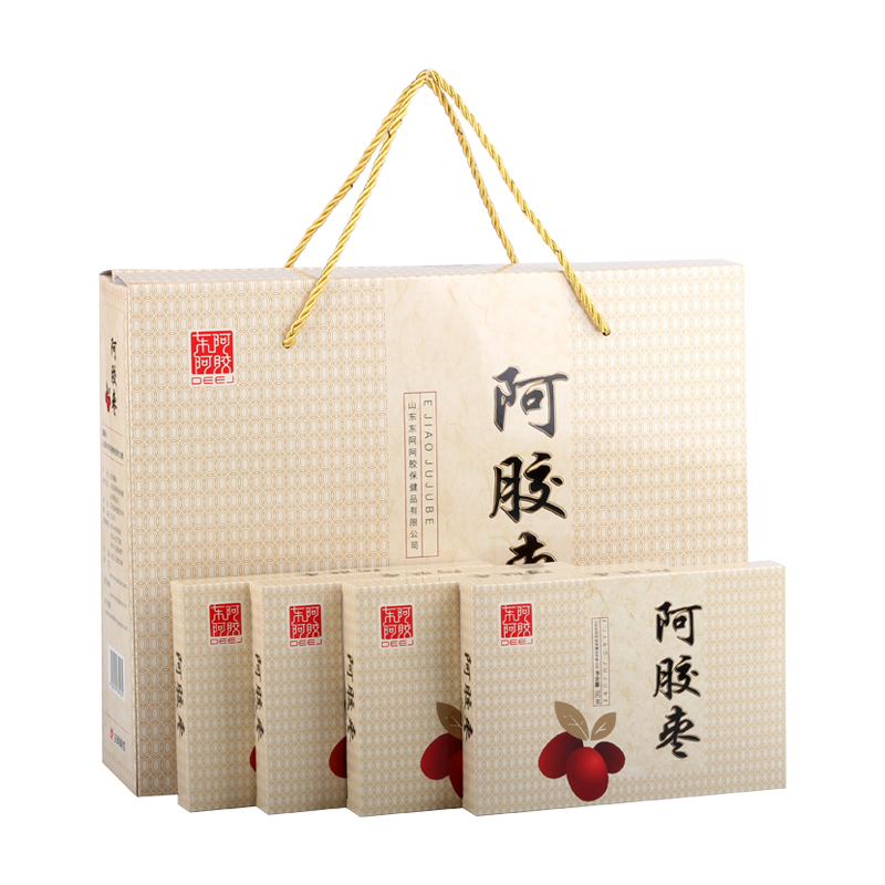 东阿阿胶1200克阿胶枣12小盒即食