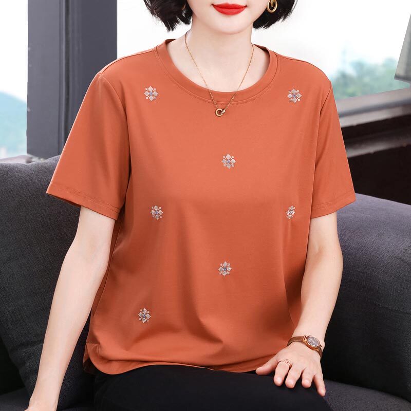 不起球不褪色不缩水宽松减龄上衣
