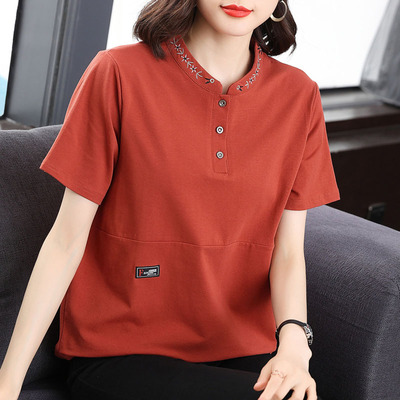 不起球不褪色不缩水洋气大码上衣