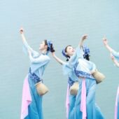 新款 丰收节服装 女古典舞采茶秧歌舞蹈服中国风民族舞广场舞演出服