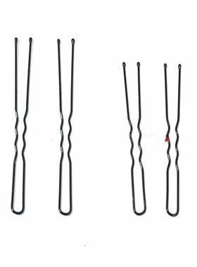 古装假发汉服新娘影楼盘发接发黑色舞台戏剧复古民族大号U型卡子