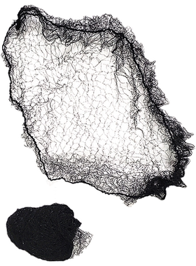 发网发包盘发垫发假发隐形弹力长度拉开80厘米产地韩国黑色白色