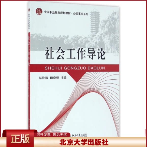 正版 社会工作导论 赵钦清 北京大学出版社 9787301267950