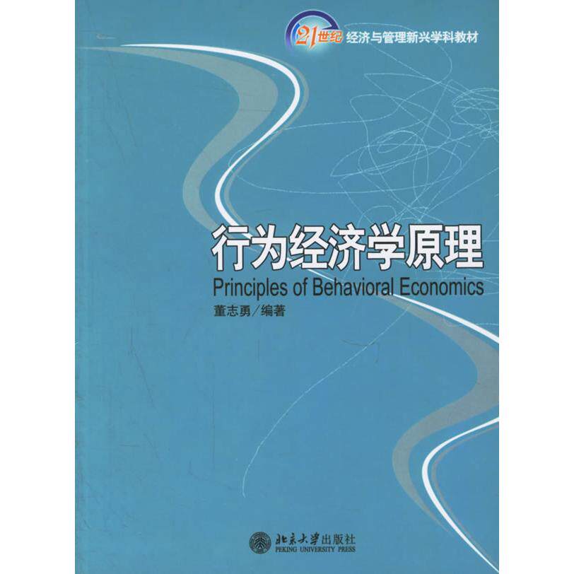 正版 行为经济学原理 董志勇 北京大学出版社 9787301110072
