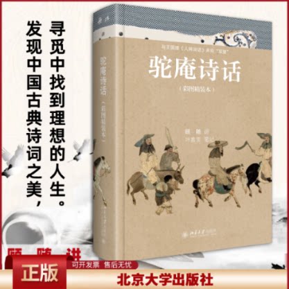 正版 驼庵诗话（彩图精装本） 顾随叶嘉莹 北京大学出版社 9787301330210