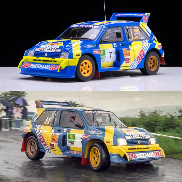 118MGMetro6R4WRC1993车模