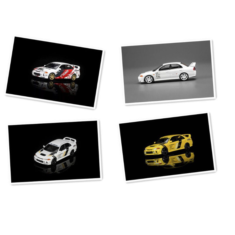 MH 三菱兰瑟Mitsubishi Lancer EVO IV GSR 1/64 合金汽车模型