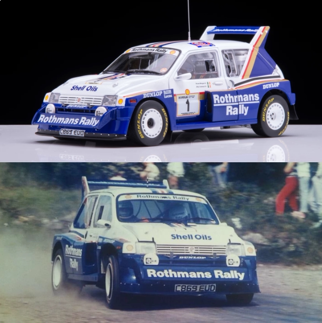 118MGMetro6R4WRC1986车模