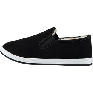 回力官方旗舰店老北京布鞋男2025冬季新款加绒加厚秋冬款棉鞋男款