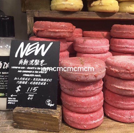 英国代购正品LUSH岚舒露诗再生新小红帽洗发皂防脱发手工皂天然