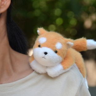 可爱趴肩小兔兔小黄鸭熊熊玩偶狗狗趴趴公仔毛绒玩具生日礼物礼品