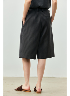 Chicnine | 五分休闲裤直筒高级感酷飒职场通勤时尚小西裤气质女