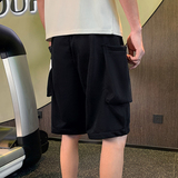 夏季男生精神小伙短裤男士宽松时尚大裤衩运动卫裤1003-1A37P48，男装休闲裤，星座1003-1