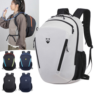 PatLog商务风双肩包男女大容量防水电脑背包学生书包