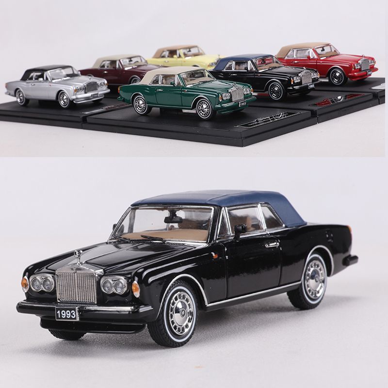 GFCC 1:64劳斯莱斯险路Corniche IV敞篷老爷车合金仿真汽车模型