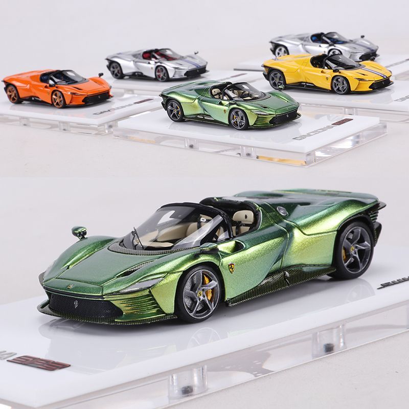 SUHE 1:64法拉利SP3 Daytona高端树脂汽车模型收藏车模摆件