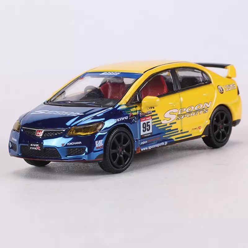SHADOW 1:64 本田思域 Type R FD2 TMCS马来西亚特别版合金车模型