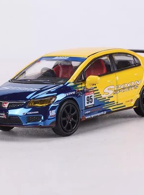 SHADOW 1:64 本田思域 Type R FD2 TMCS马来西亚特别版合金车模型