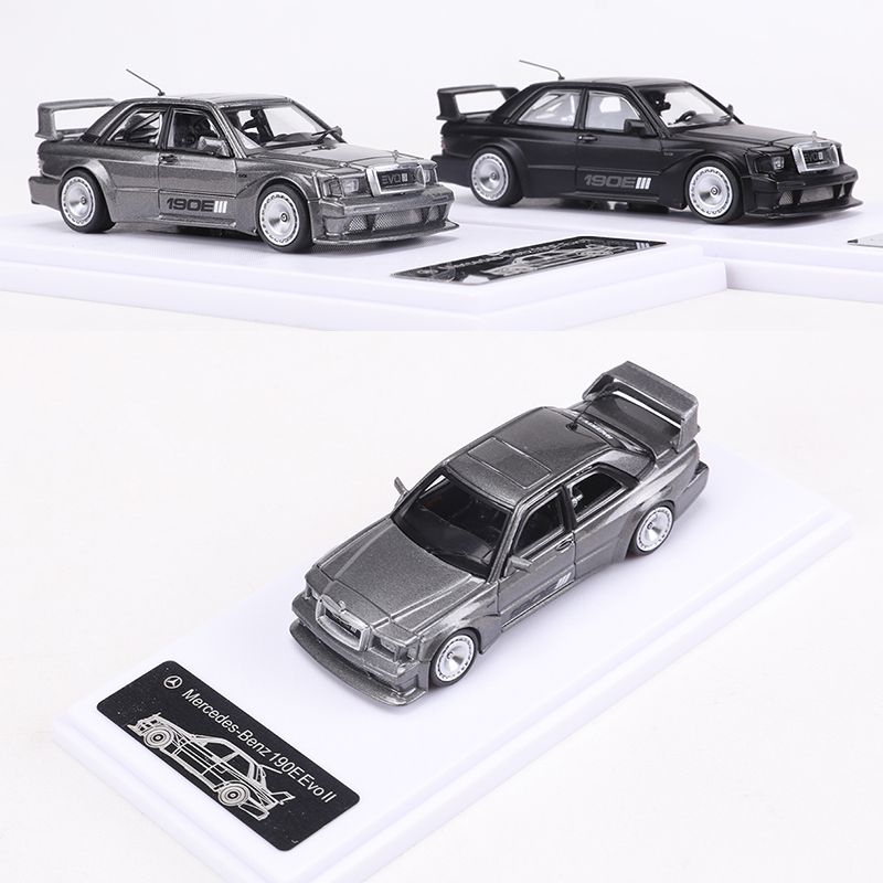 BSC 1:64奔驰190e EVO W201改装仿真合金汽车模型收藏摆件