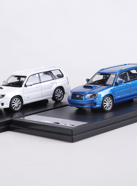 Fiberrun 1:64 斯巴鲁森林人SG9仿真合金汽车模型收藏摆件