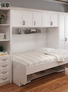 隐形床省空间的墨菲床壁床柜隐藏墙床多功能组合书桌床CH-212
