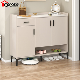 奶油风鞋 柜家用门口大容量进门入户玄关柜一体靠墙收纳小户型N49