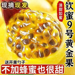 正宗钦蜜9号黄金百香果现摘大果