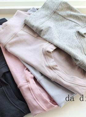 简约无花边防敏感 出口日本原单纯色女内裤中腰纯棉包臀有大码H75