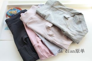 中腰纯棉包臀有大码 H75 出口日本原单纯色女内裤 简约无花边防敏感