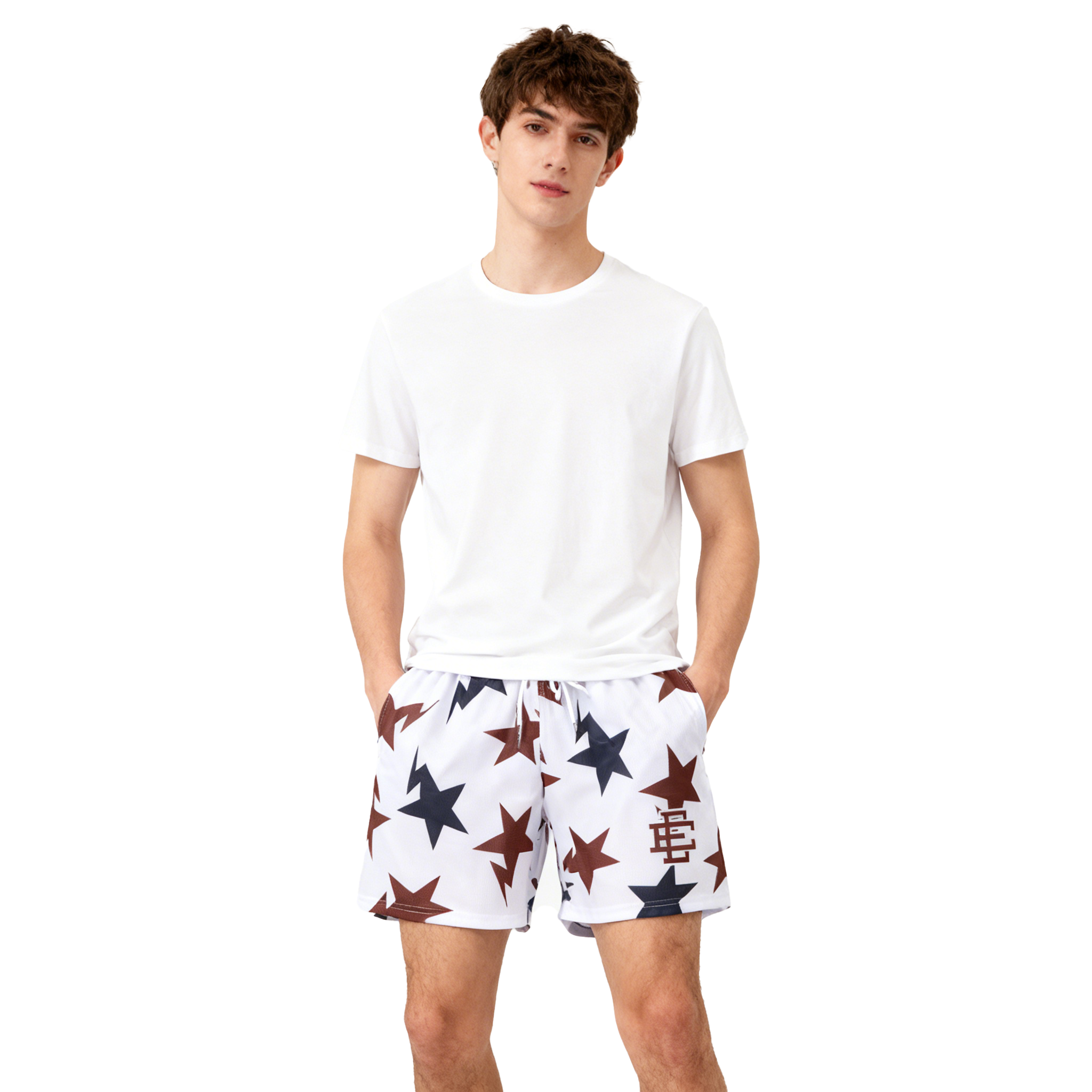 XDFM美式星星数码印花四分裤速干单层透气短裤篮球运动跑步户外,运动服/休闲服装,运动中长裤／短裤,淘宝优惠券,粉丝福利购,淘宝优惠卷