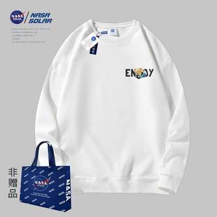 T恤卫衣潮oversize 长袖 NASA SOLAR联名2025卡通动漫落肩印花大码