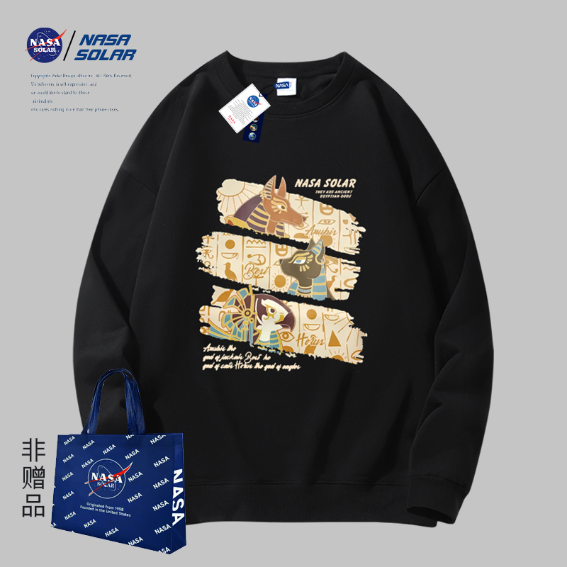 NASA联名款重磅卡通印花卫衣