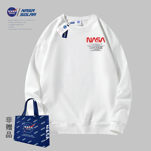 新款 秋冬季 卡通印花透气圆领重磅保暖百搭卫衣潮 SOLAR联名款 NASA