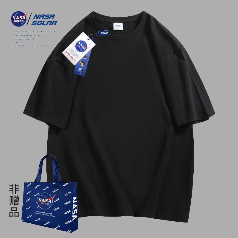 纯棉短袖T恤NASASOLAR美式休闲