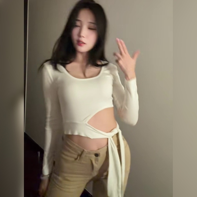 复古牛仔喇叭裤女高腰显瘦显腿长