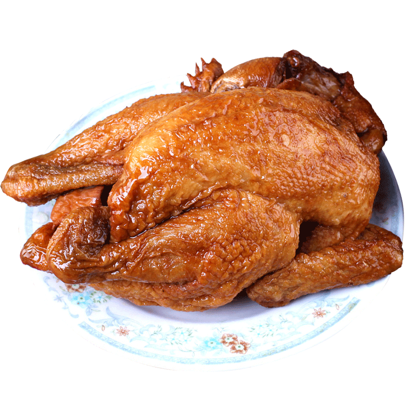 三珍斋手撕全鸡580g乌镇特产整只扒鸡烧鸡卤味整只真空熟食 - 封面